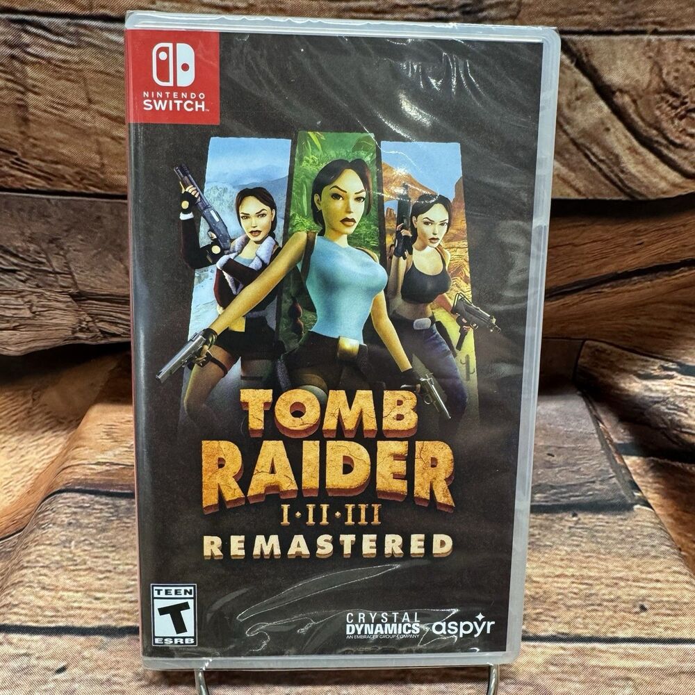 Tomb Raider I-III Remastered Nintendo Switch Lara Croft Trilogy Brand New Sealed